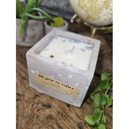 bougie cire de soja naturelle